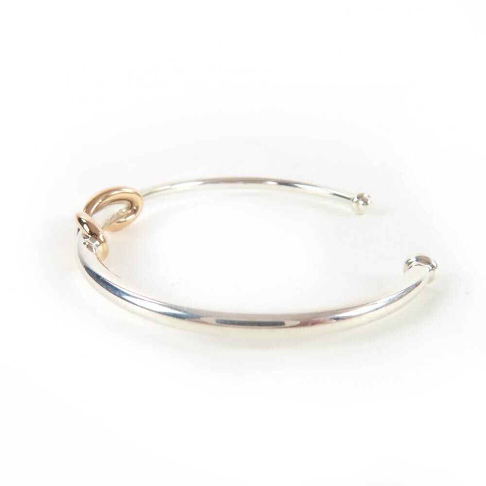 TIFFANY&Co. Tiffany Infinity Bangle AG925 AU750 Combination 925 x 18K (YG) Si... - Picture 3 of 7